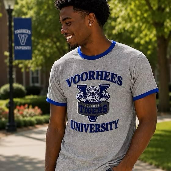 Voorhees Premium Chenille Ringer Tee